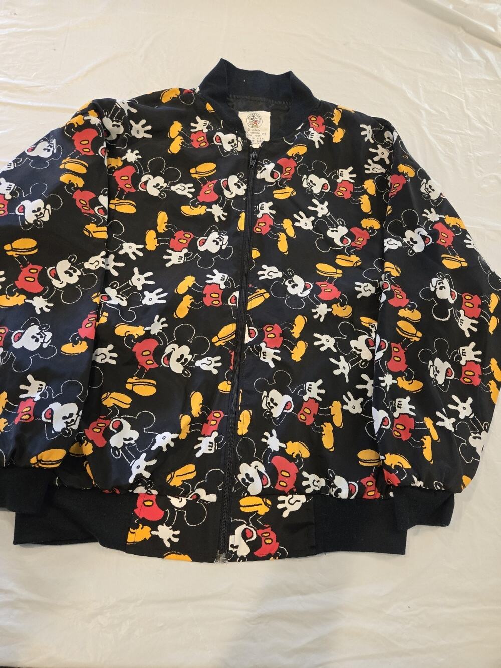 Disney Mickey Mouse All Over Print Womens L Jacket